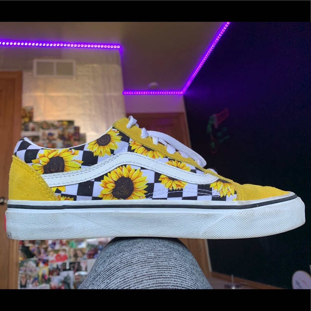 Custom Sunflower Vans